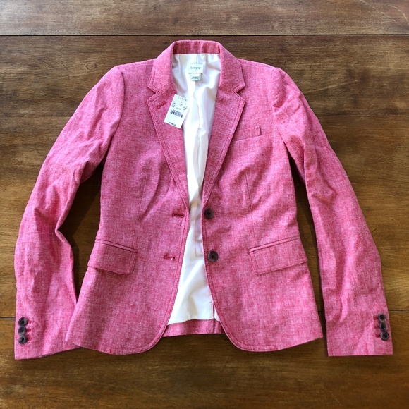 J. Crew Factory Jackets & Blazers - J. Crew Schoolboy Blazer in linen-cotton